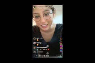 岡副麻希　インスタライブ