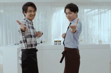 井上芳雄＆山崎育三郎、甘い歌声とダンスに“胸キュン”　ショートミュージカル動画公開