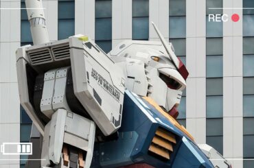 Japanese giant Gundam robot shows off its moves