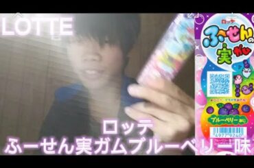ロッテふーせん実ガムブルーベリー味