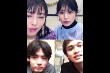 インスタの機能で盛り上がる4人　浜辺美波