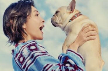 竹内結子の自然な表情に注目！ 草なぎ剛の愛犬“クルミちゃん”が CM デビュー／キャノンTVCM『KISS is my life.』篇 30秒版