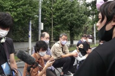 竹内結子さんの家に集まるマスコミに注意してきた