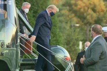 コロナ感染、トランプ氏が入院　報道官「軽度の症状」