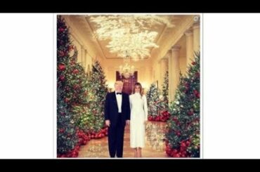 トランプ大統領夫妻からメリークリスマス。