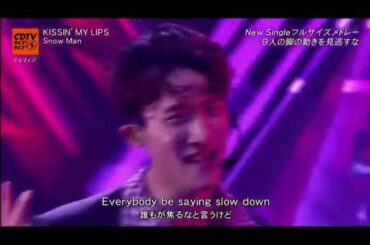ＣＤＴＶライブ 2020年10月5日 Snow Man「KISSIN'MY LIPS'」vs「Stories」をフルサイズパフォーマンス！