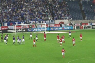 サッカー日韓戦　2010/05/24　Japan-Korea soccer match