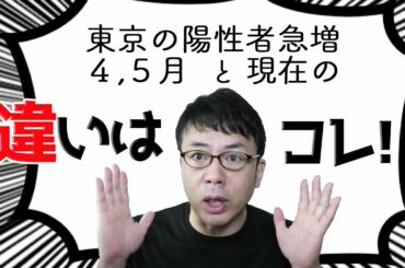 東京都、新型コロナウイルス陽性者急増。4月5月と現在の最大の違いはこれだ！そしてあるべき防疫対策。│上念司チャンネル ニュースの虎側
