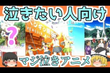 【ゆっくり解説】見なきゃ損する！？秋の夜長に、絶対泣けるアニメはいかがですか？感動アニメ！【アニメ】