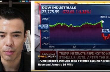 【国際ニュース】米株が急落、トランプが経済支援策キャンセル? 【国際ニュース】米株が急落、トランプが経済支援策キャンセル?