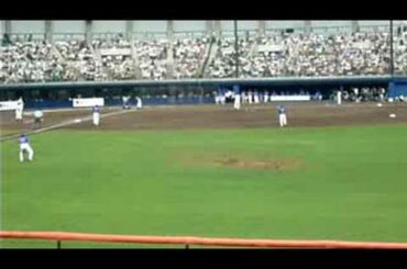 桑田真澄　ｖｓ　片岡安祐美　１回表の投球