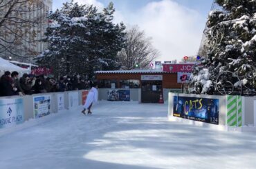 ⛸安藤美姫さん⛸第71回札幌雪まつりで舞う（午前）