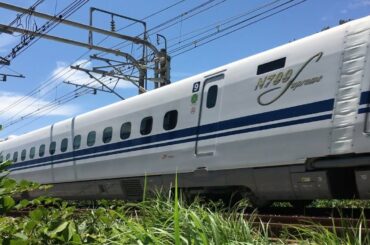 【N700Sも爆走】東海道新幹線 迫力の高速通過集