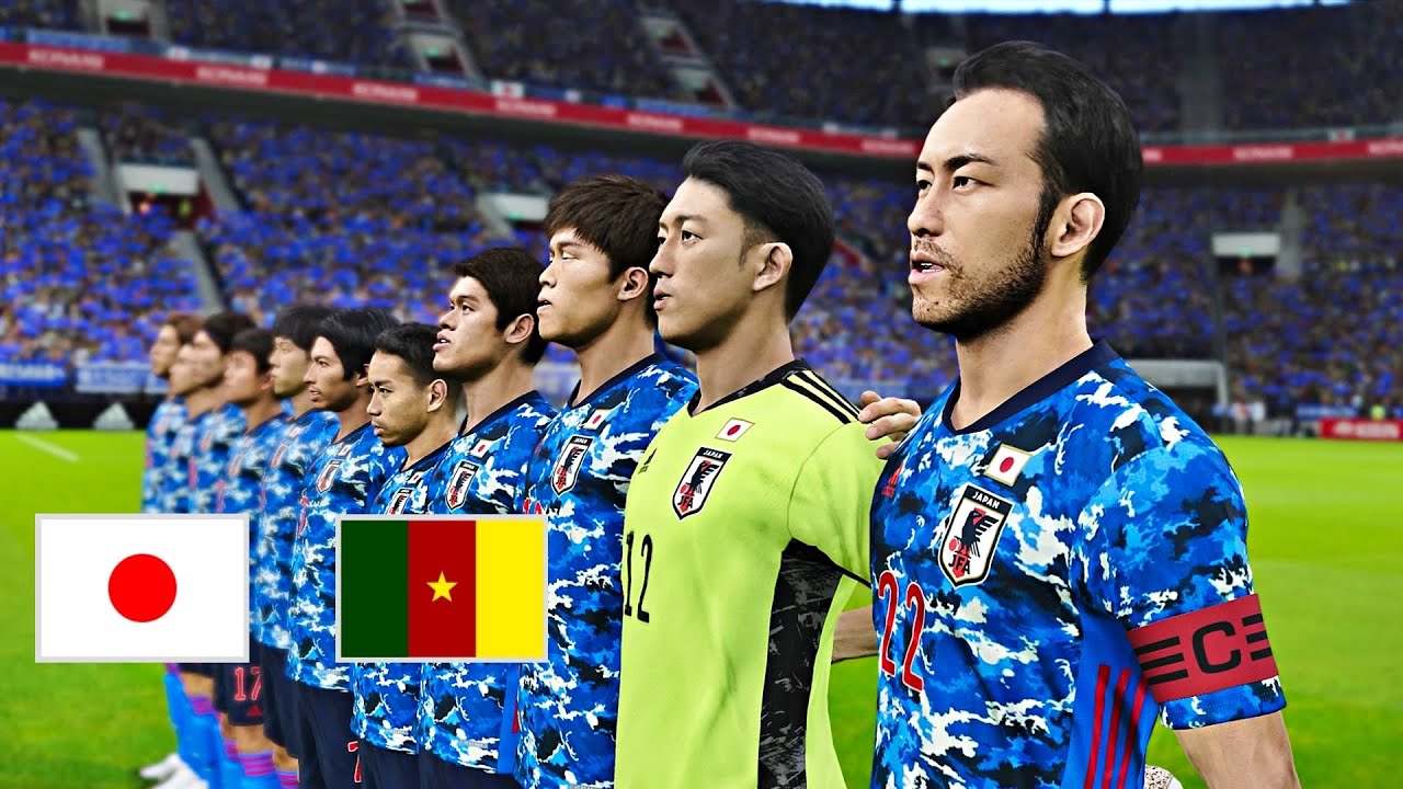 【ウイイレ2021】サッカー 日本代表 vs カメルーン代表【試合レベルレジェンド】 TKHUNT