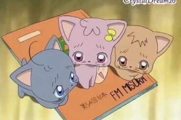 Ojamajo Doremi Onpu and the tree kittens おジャ魔女どれみ