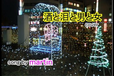 酒と泪と男と女 / cover［歌詞付き]  song by martin