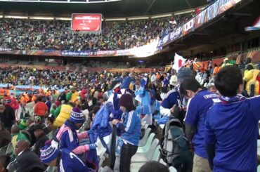 【2010 FIFA WORLD CUP 南アフリカ】日本対カメルーン 日本リードで前半終了