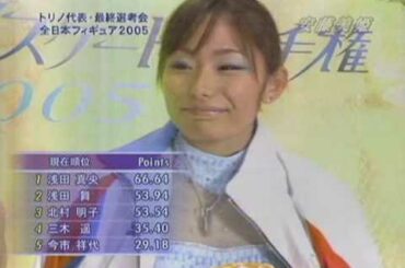 安藤美姫 2005全日本SP