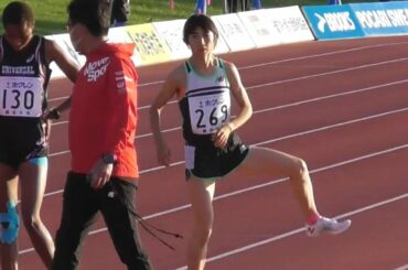 田中希実選手が15分02秒62で1位。ゆめぴりか女子5000ｍA、ホクレンDC2020網走大会。