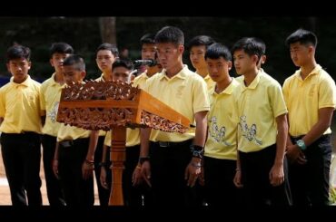 タイ洞窟救出から1年　少年らと救助隊員が式典に参加