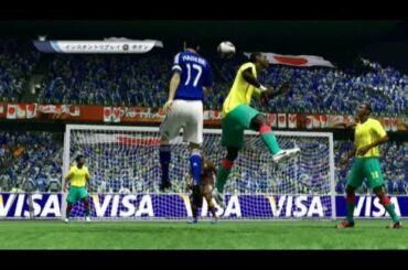 PS3 2010FIFAワールドカップGS1 日本代表VSカメルーン戦＠バーチャルプロ無