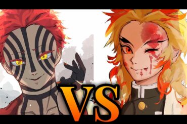 映画「鬼滅の刃」無限列車編の名シーン、煉獄杏寿郎vs猗窩座【感動】【名言】