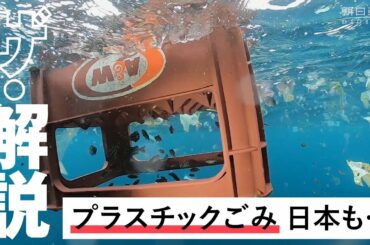 【ザ・解説】海のプラごみ、日本近海は世界平均の２７倍
