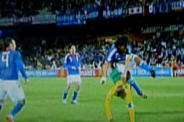 日本対カメルーン　ウェボのシュート　川島のファインセーブ