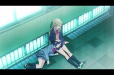 安達としまむら 2話 女子同士の膝枕