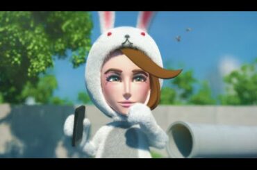 ダレノガレ明美がウサギコスプレ／ソフトバンクオンラインショップCM