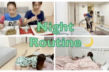 【まこりこ】姉妹2人暮らしのナイトルーティン🌙東京のお家初公開！