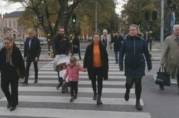 新型コロナ禍でのスウェーデン・ストックホルム市内