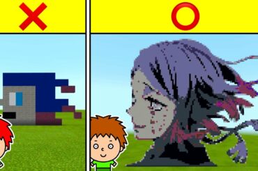 【マイクラ】劇場版「鬼滅の刃」無限列車編の魘夢(えんむ)を作る！【ゴウキゲームズ】