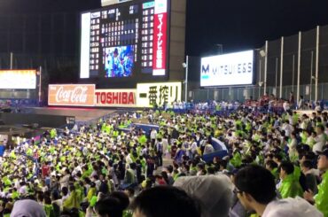 【懐かしメドレー】岡田ファンファーレ→元ヤクルト池山隆寛選手応援歌(前奏付き)歌詞付き スワローズドリームゲーム  2019.7.11 HD1080p @明治神宮野球場ライト側外野指定席C