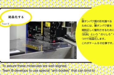 1,000万分の1ミリでタンパク質をとらえる！