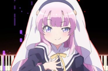 Kamisama ni Natta Hi / 神様になった日 OP - Kimi to Iu Shinwa / 君という神話 | [Piano Cover] (Synthesia)「ピアノ」