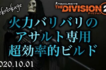【ディビジョン2】 Vol.14 アサルトライフル専用ビルド / 火力そのままで超回復！ソロミッションやCPも楽々周回 /　復帰勢や初心者の方々へ / division2