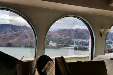 廃ホテル最上階