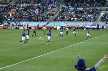 【2010 FIFA WORLD CUP 南アフリカ】日本対カメルーン 本田のゴールで先制