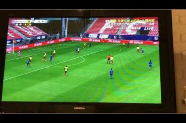 南野拓実のシュートシーン　日本対カメルーン　スコア0ー0