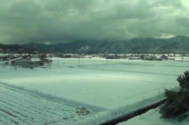 東海道新幹線　雪の関ヶ原　岐阜羽島－米原　ノーカット車窓　2015-2-9