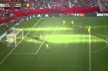 鮫島彩ゴール ! 日本vsカメルーン 1 0 なでしこジャパン FIFA女子ワールドカップ カナダ2015