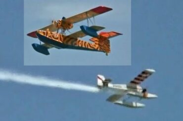 水上機・二人の名人によるフライト    2 Floatplane Masters