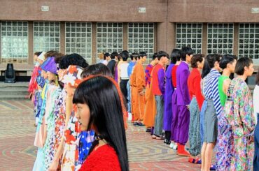 坂本龍一と山口小夜子が出会う「ケンゾー」18年春夏メンズ