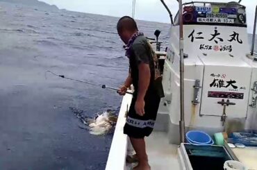 泳がせ釣りでマハタ20181029