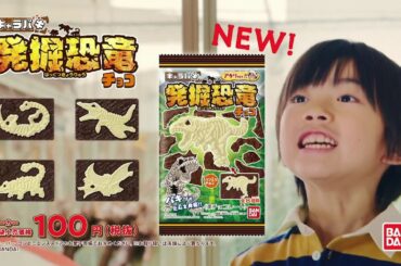 【CM】キャラパキ 発掘恐竜チョコ【リニューアル!】 【CM】キャラパキ 発掘恐竜チョコ【リニューアル!】