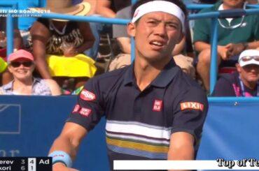 錦織 圭 vs アレキサンダー ズベレフ シティ・オープン2018 準々決勝