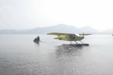 百島診療所　ウルトラライトプレーン水上機　初フライト　その1