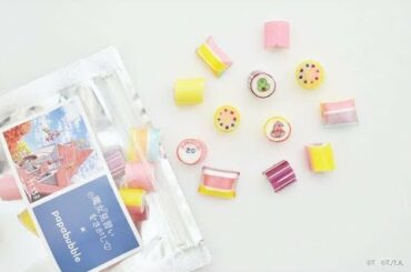 魔女見習いをさがして：パパブブレのコラボキャンディー「おジャ魔女ミックス」　見習いタップやマジョリカをデザイン