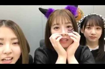 欅坂46 SHOWROOM 齋藤冬優花 鈴本美愉 佐藤詩織 2018.10.30